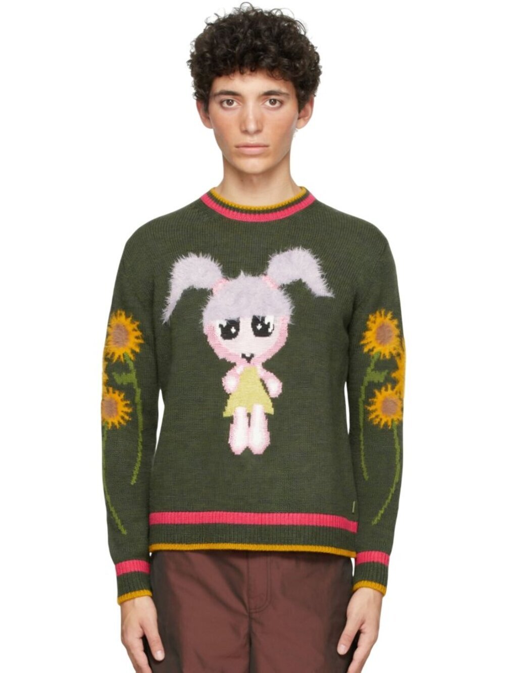 Marc Jacobs Heaven Unisex Sweet Girl Sweater Wool Alpaca Unique Designer Size XS